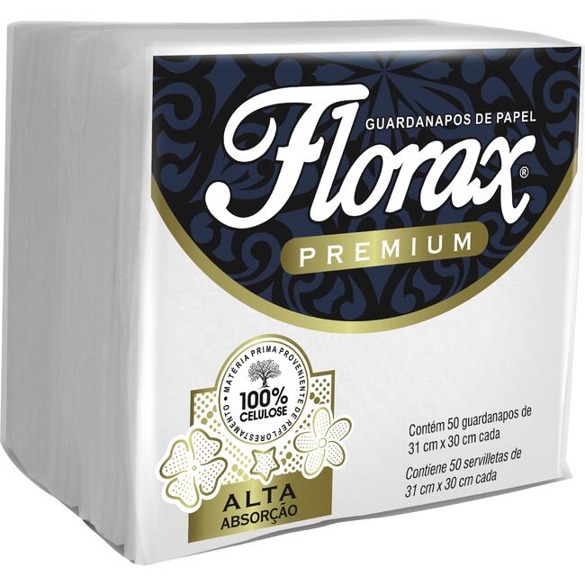 Guardanapo de Papel Florax Premium 31x30cm 50 un