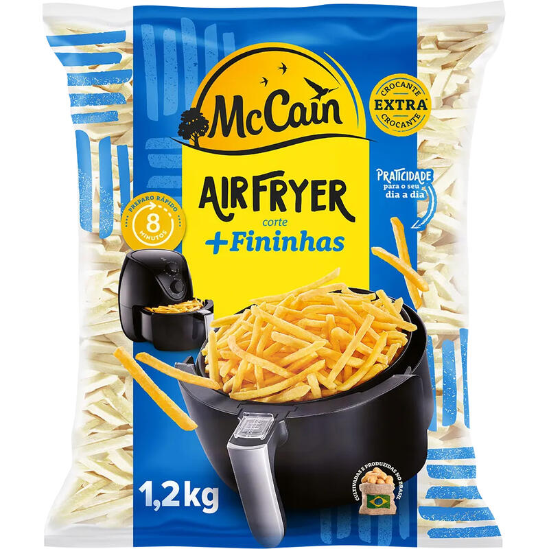 Batata Airfryer McCain Congelada Fininhas 1,2kg