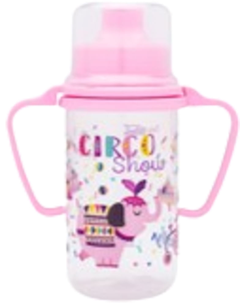 Copo Nenny Educativo Com Alça Rosa 150ml