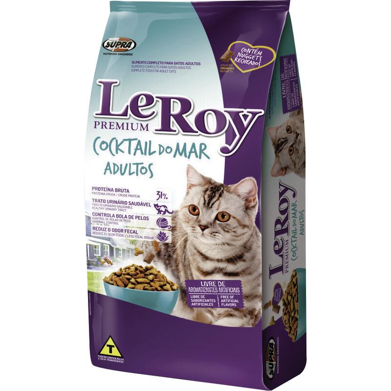 Alimento para Gatos Leroy Cocktail do Mar 1kg