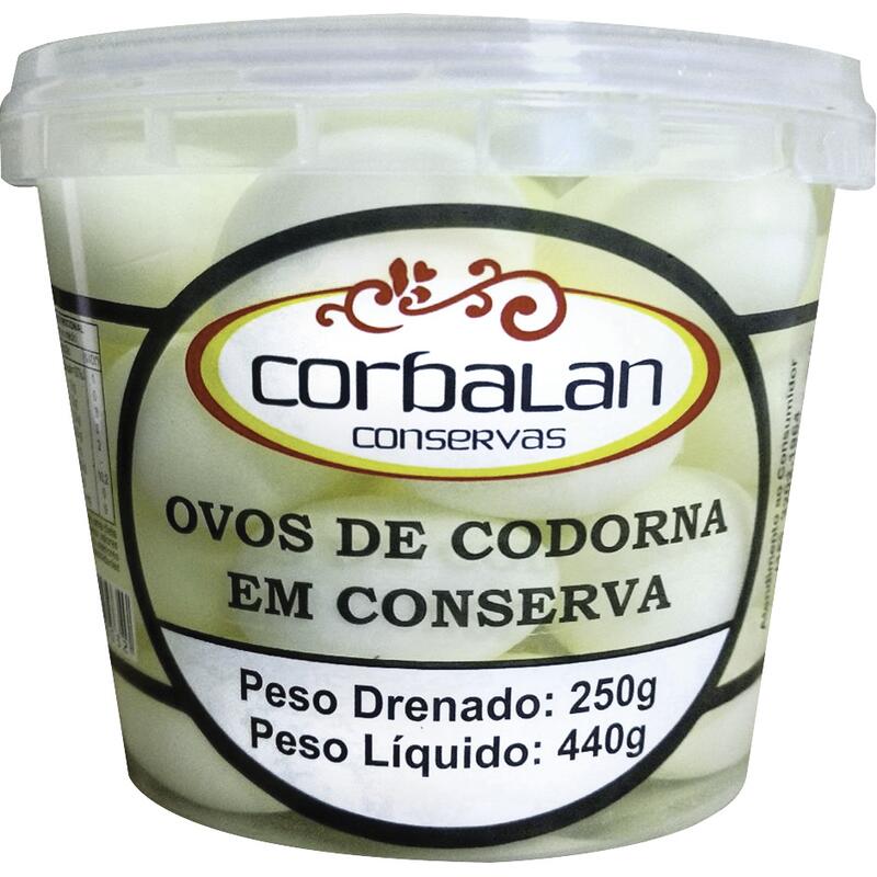 Ovos de Codorna em Conservas CORBALAN 440g
