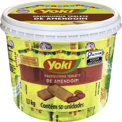 Doce Paçoca Yoki Tablete 1,100kg