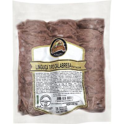 Linguiça Tipo Calabresa Da Fazenda Fatiada 1kg