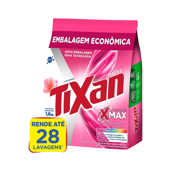 Sabão em Pó Concentrado Tixan 1,6kg - Maciez