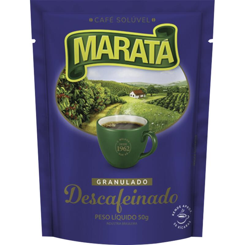 Café Solúvel Maratá Descafeinado 50g