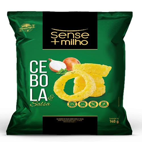 Salgadinho Sense Mais Milho Cebola E Salsa 140g
