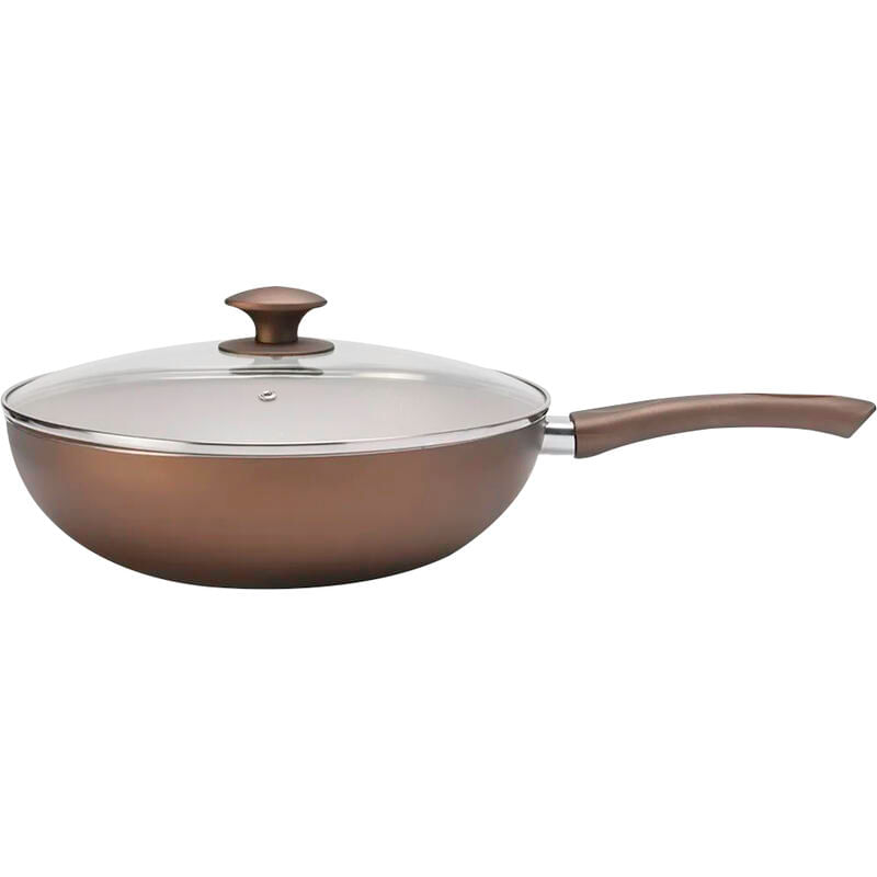 Frigideira com Tampa Wok Brinox Antares Fendi 26cm Un