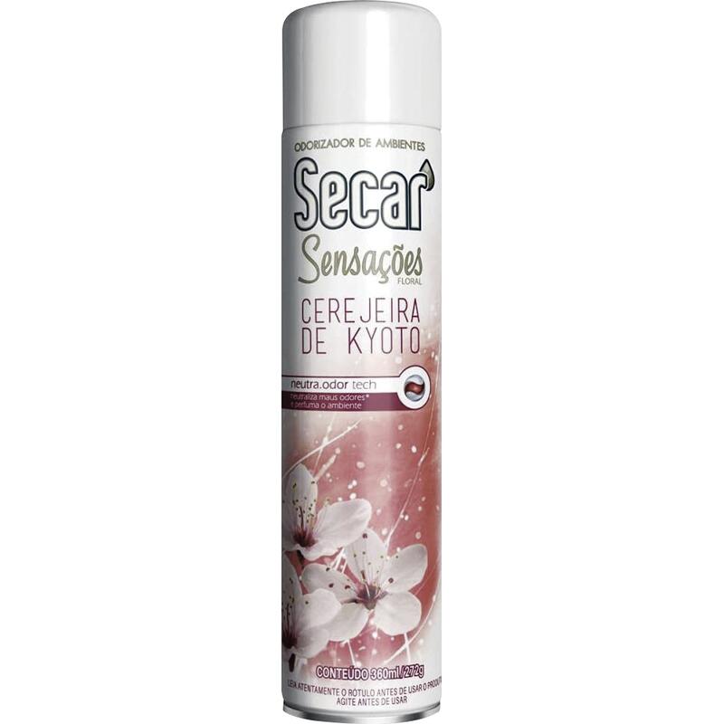 Desodorizador Aerossol Secar Cerejeira de Kyoto 360ml