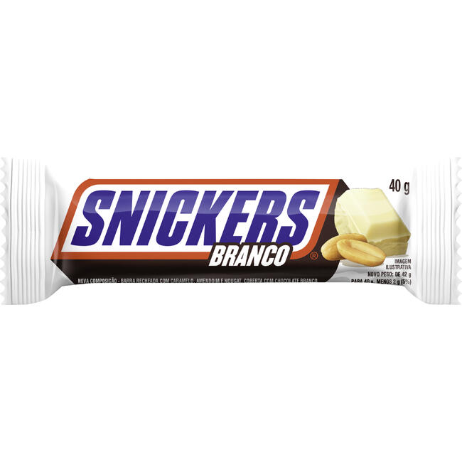 Chocolate Snickers Branco 40g