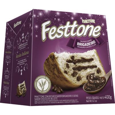 Panetone Festtone Trufado Brigadeiro 400g