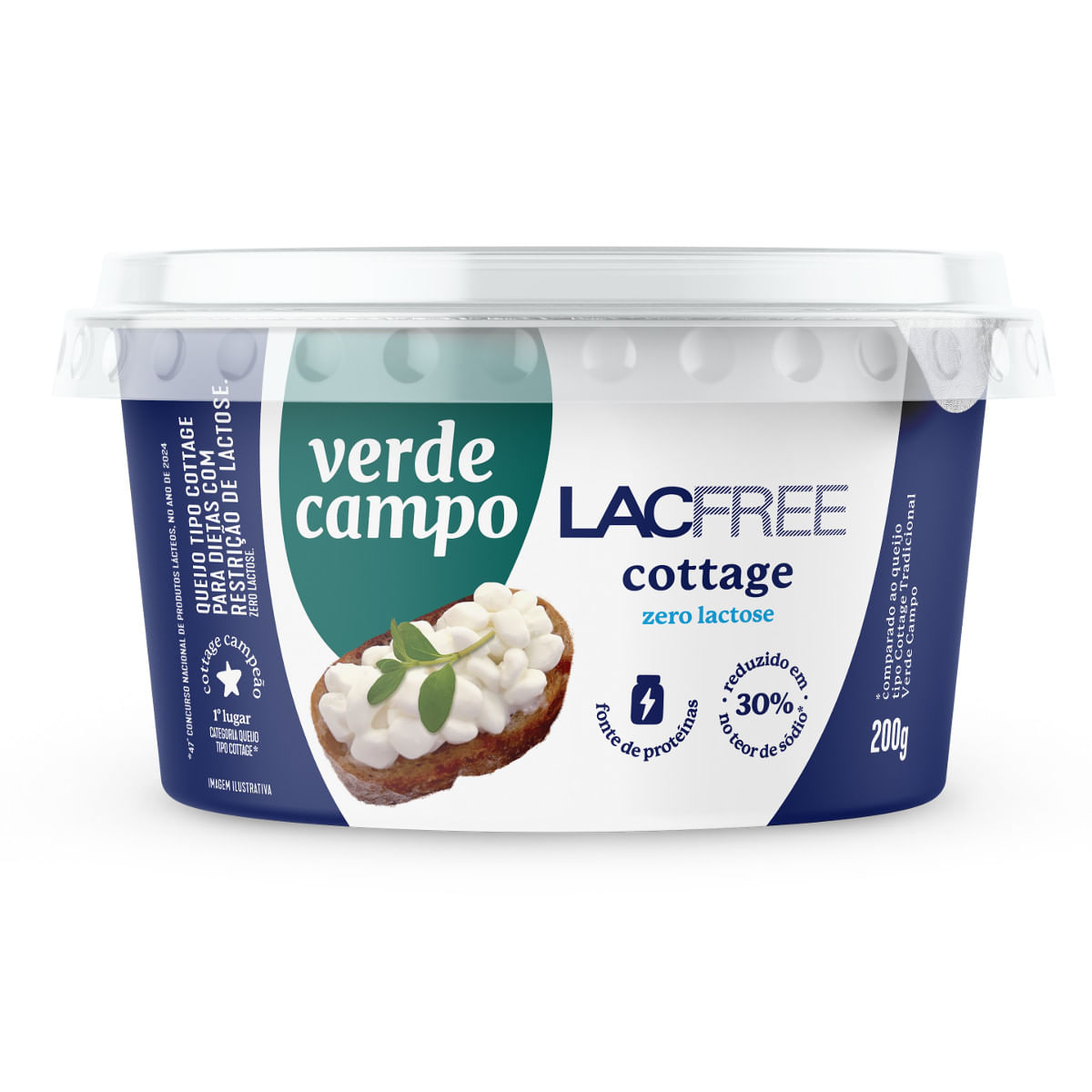 Queijo Tipo Cottage VERDE CAMPO Lacfree Zero Lactose 200g