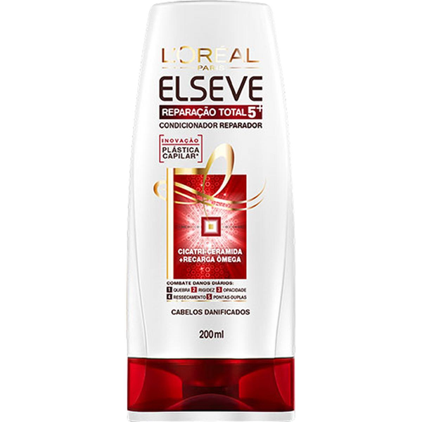 Condicionador Elseve 200ml - Reparação Total 5