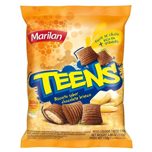 Biscoito Marilan Teens Chocolate Branco 80g