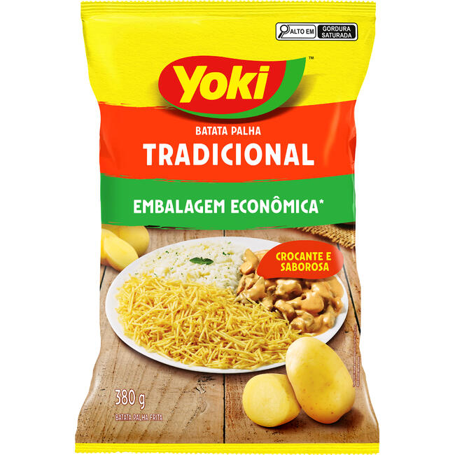 Batata Palha Yoki Tradicional 380g