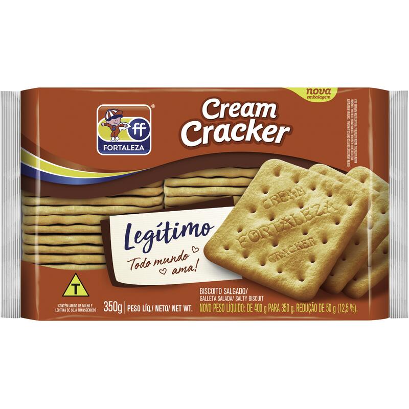 Biscoito Fortaleza Cream Cracker 350g