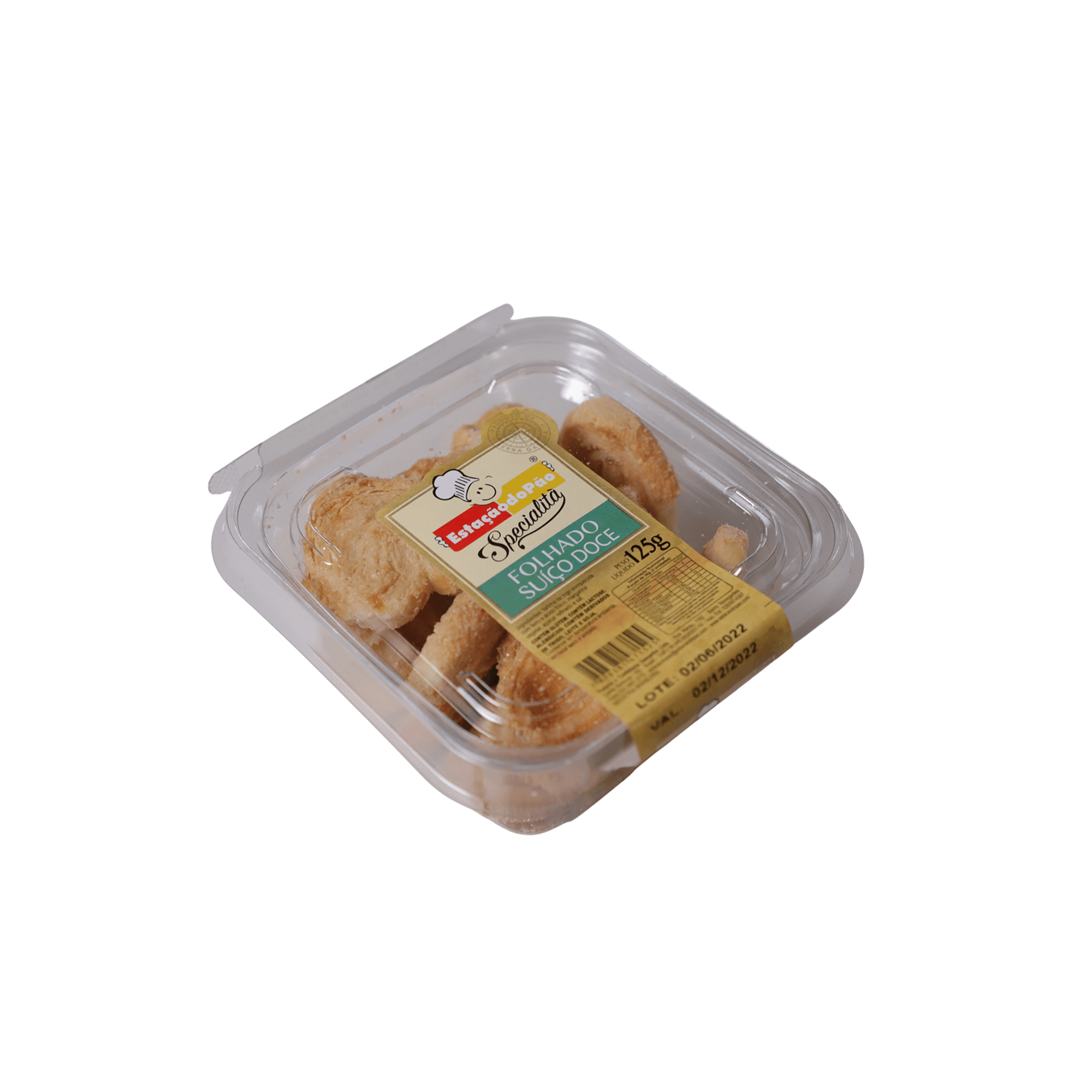 Biscoito ESTAÇÃO DO PÃO Specialità Folhado Suiço Doce 150g