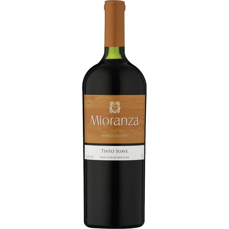 Vinho Mioranza Tinto Suave 1L
