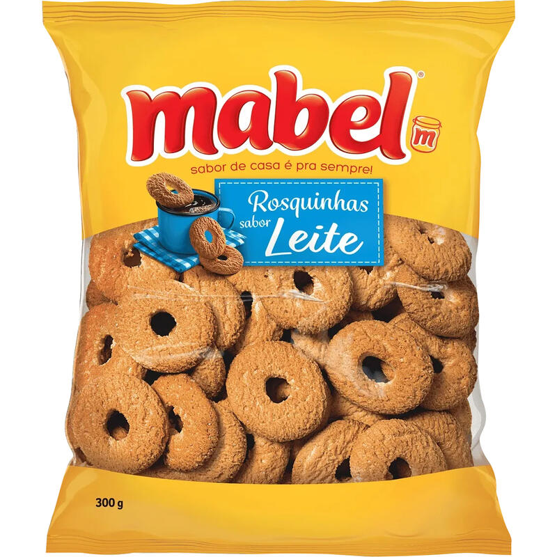Biscoito Rosquinha MABEL Leite 300g