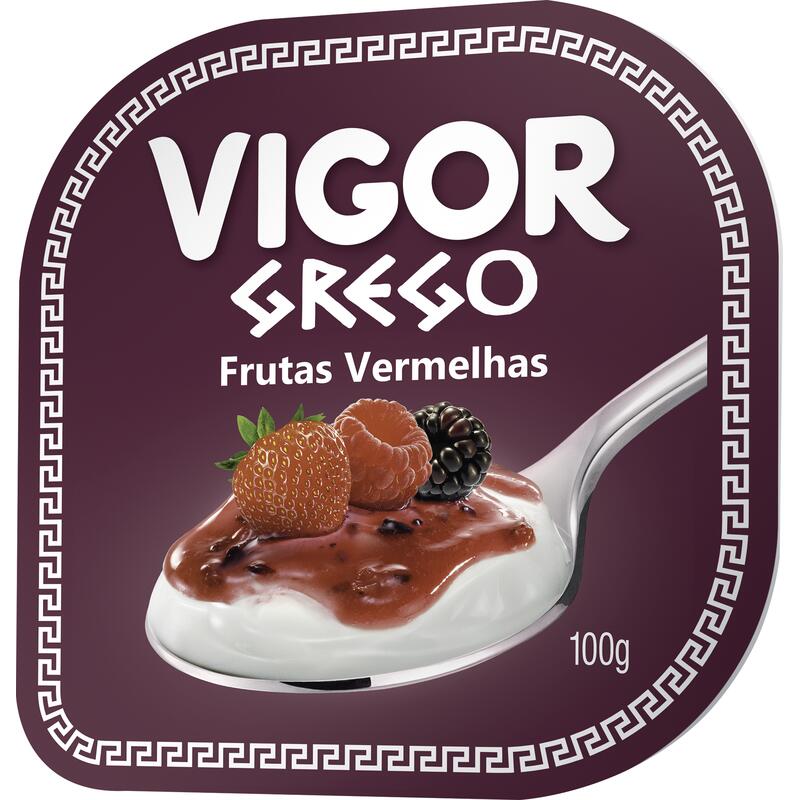 Iogurte Grego Vigor Futas Vermelhas 100g
