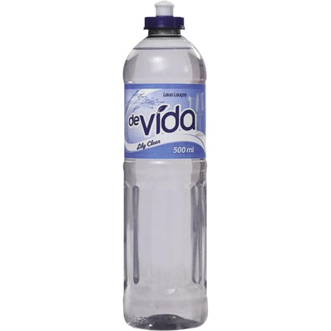 Detergente Líquido Vida 500ml - Clear
