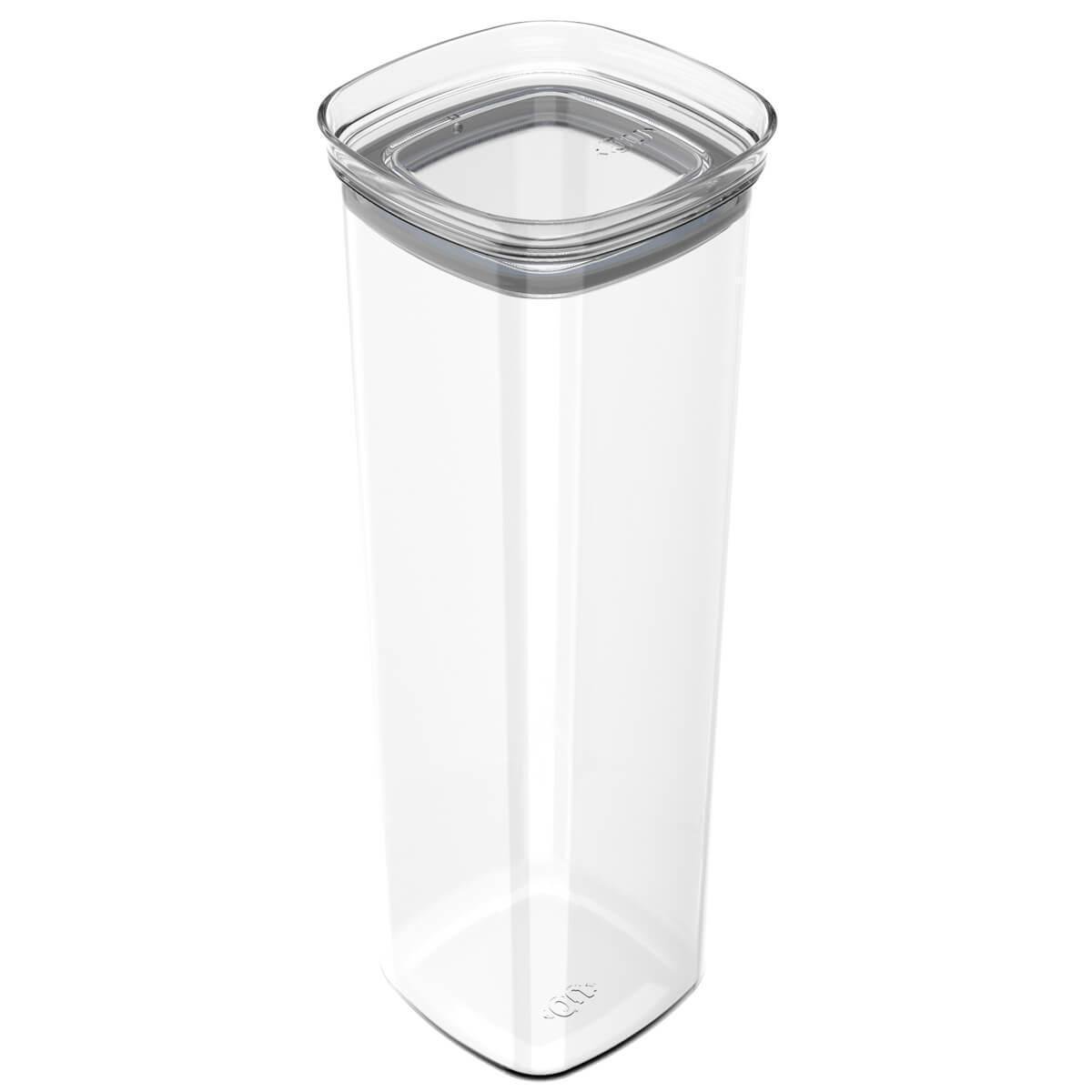 Pote Hermético Para Alimentos Com Tampa 2 Litros Vedação Em Silicone Natural