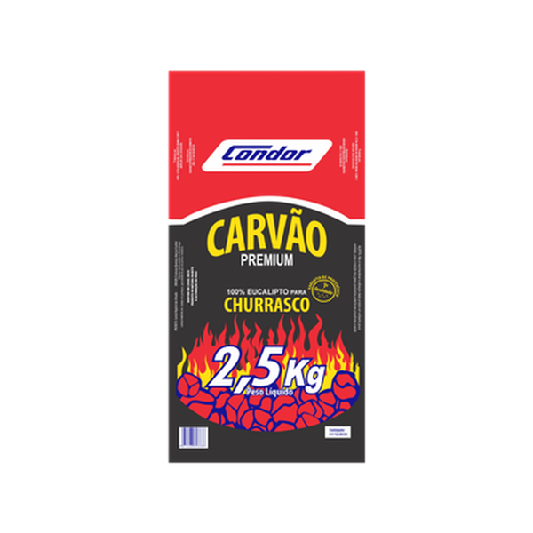 Carvão Condor 2,5kg - Vegetal