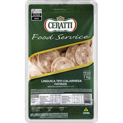 Linguiça Tipo Calabresa Ceratti Fatiada 1kg