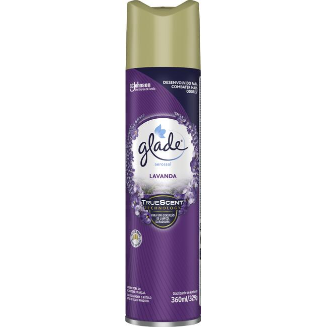 Desodorizador Aerossol Glade Lavanda 360ml