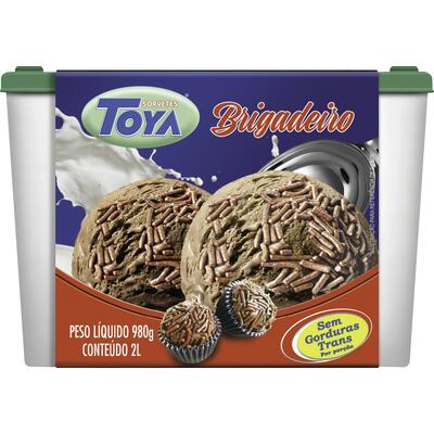Sorvete Toya Brigadeiro 2L