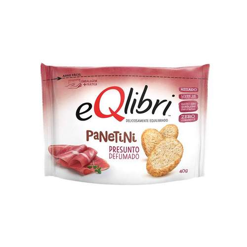 Snack EQLIBRI Panetini Presunto Defumado 40g