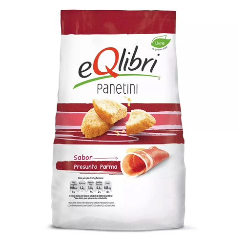 Snack EQLIBRI Panetini Presunto Defumado 40g