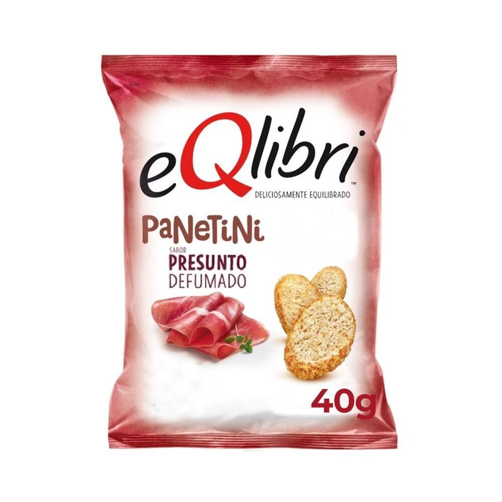 Snack EQLIBRI Panetini Presunto Defumado 40g