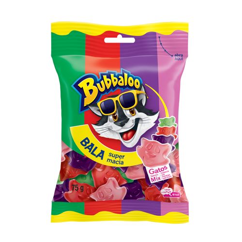 Bala Bubbaloo 75g - Mix