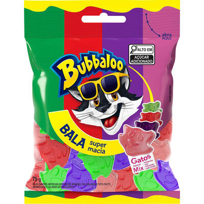 Bala Bubbaloo 75g - Mix