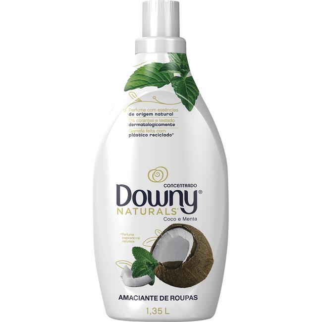 Amaciante Roupas Concentrado Downy Nat Coco e Menta 1,35L