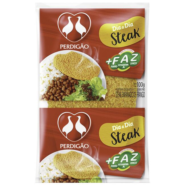 Steak de Frango Perdigão Congelado 30x100g