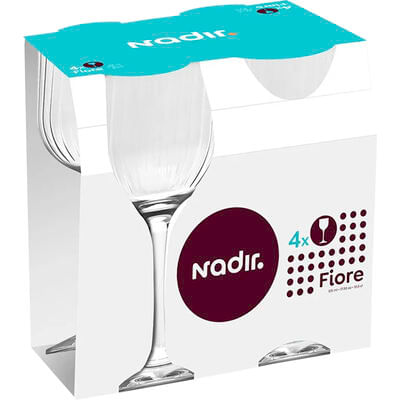 Conjunto de Taças para Água Nadir Fiore 515ml 4un