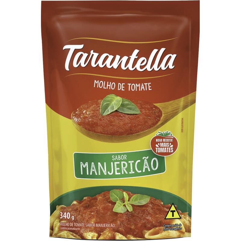 Molho de Tomate Tarantella Manjericão 340g