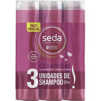 Kit Shampoo Seda Ceramidas 3x325ml
