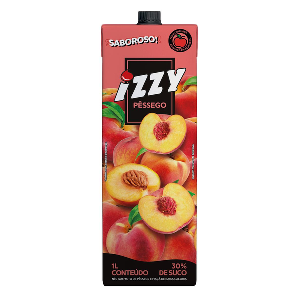 Suco Izzy 1 Litro - Pêssego