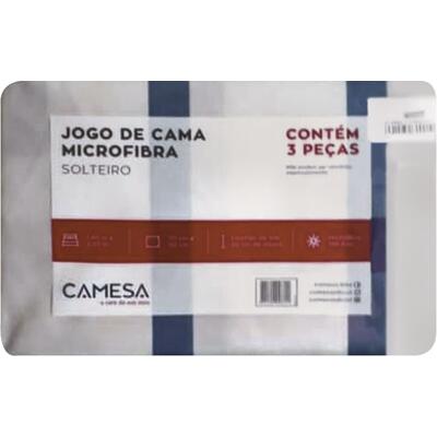Jogo de Cama Camesa Solteiro 3 pçs