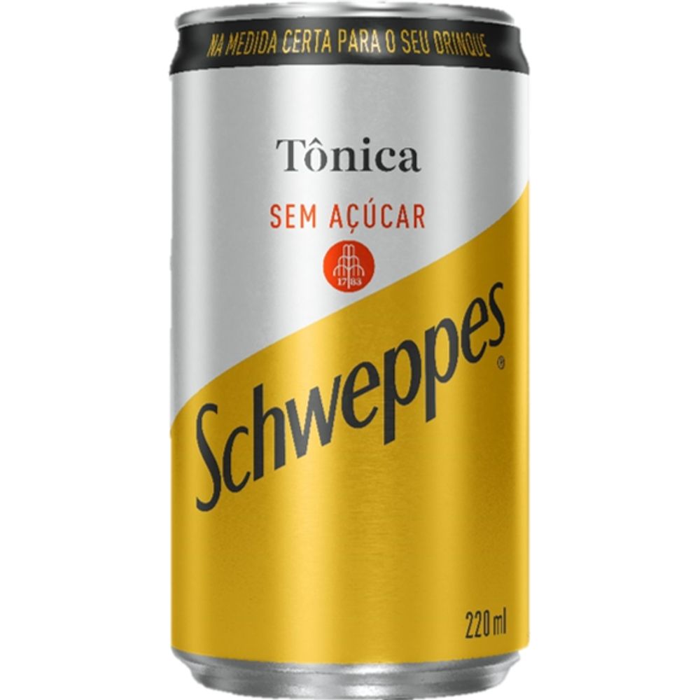 Água Tônica Schweppes sem Açúcar 220ml