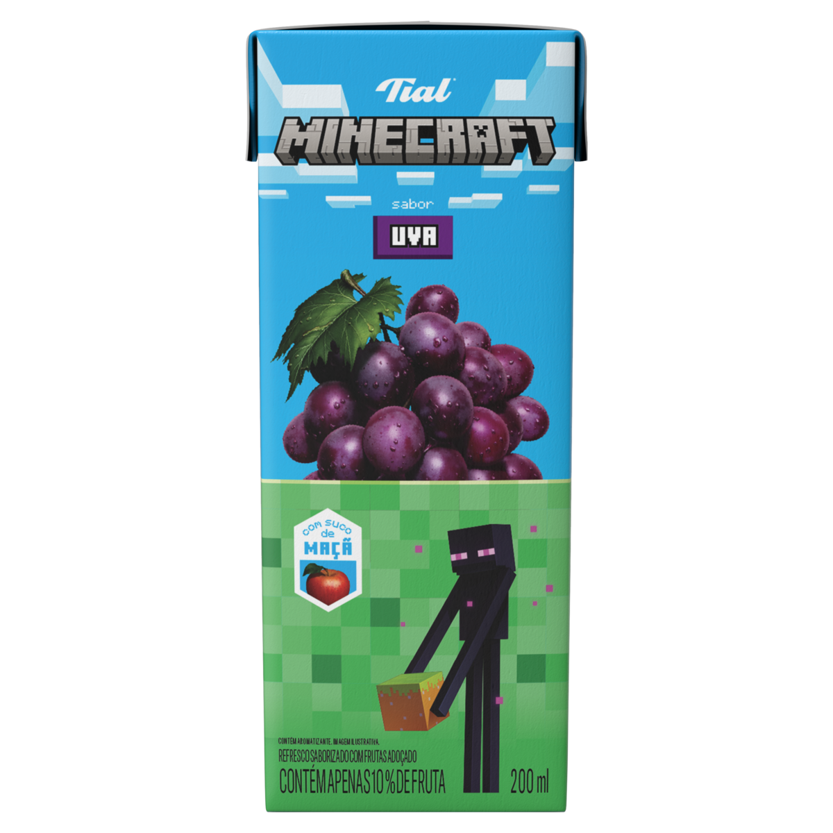 Refresco de Uva Minecraft Tial Uva 200Ml