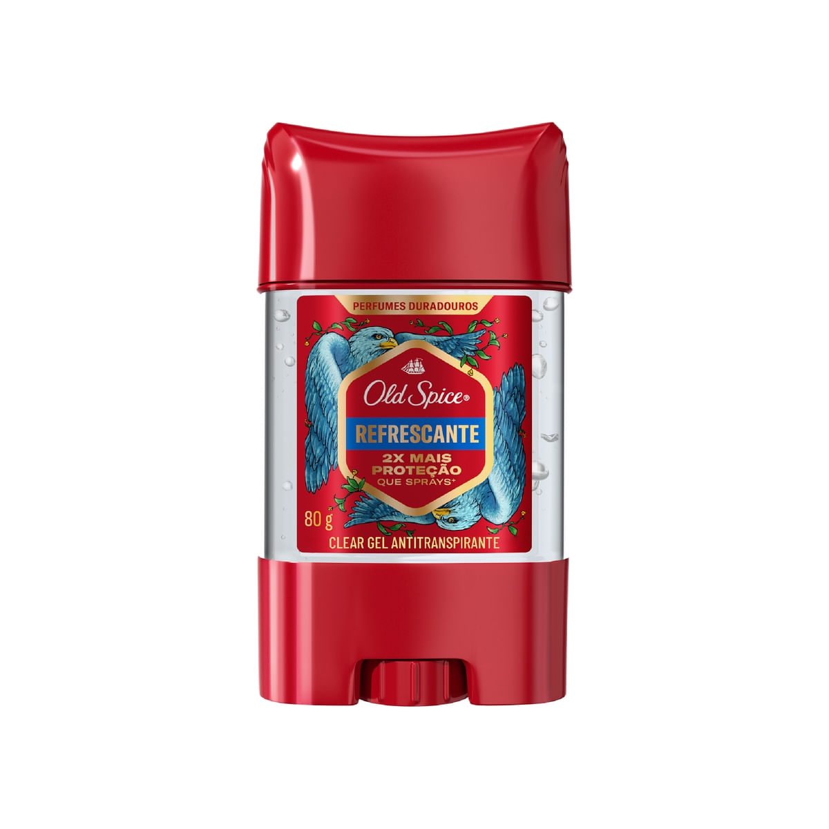 Antitranspirante Clear Gel Refrescante Old Spice 80g