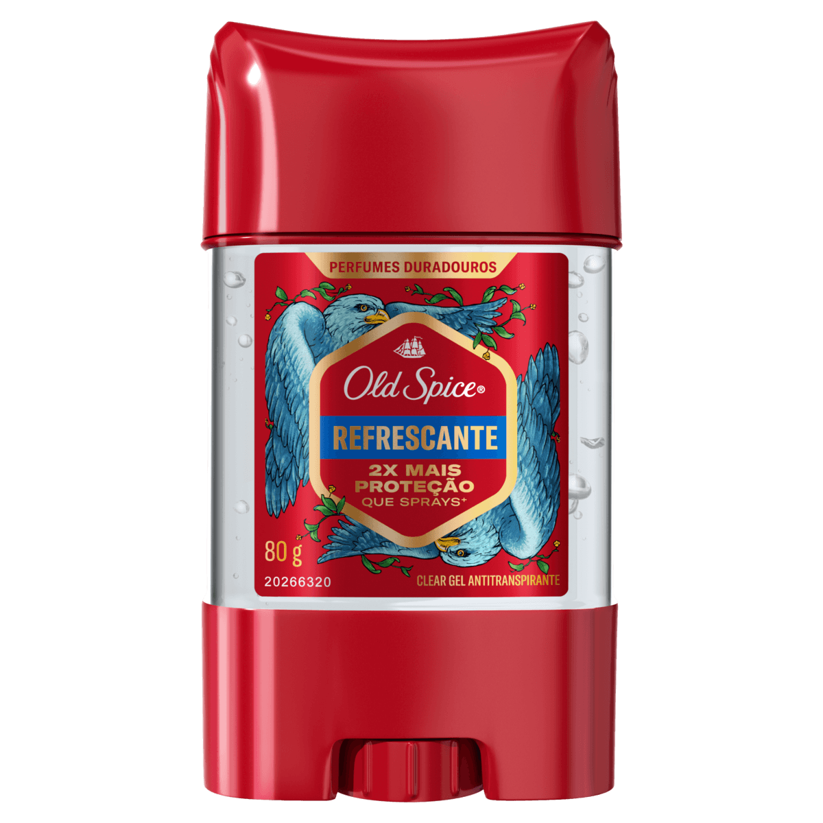 Antitranspirante Clear Gel Refrescante Old Spice 80g