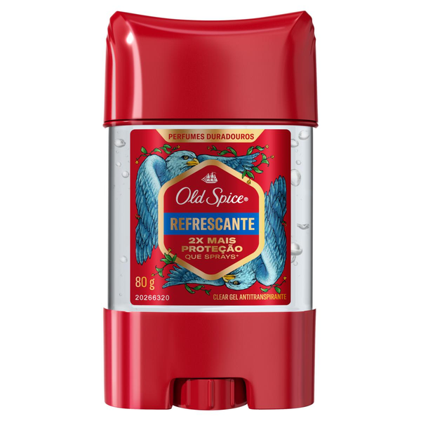 Antitranspirante Clear Gel Refrescante Old Spice 80g