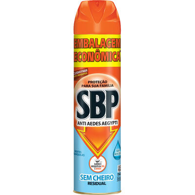 Inseticida Aerossol SBP Noites Tranquilas Anti Aedes Aegypti sem Cheiro 360ml