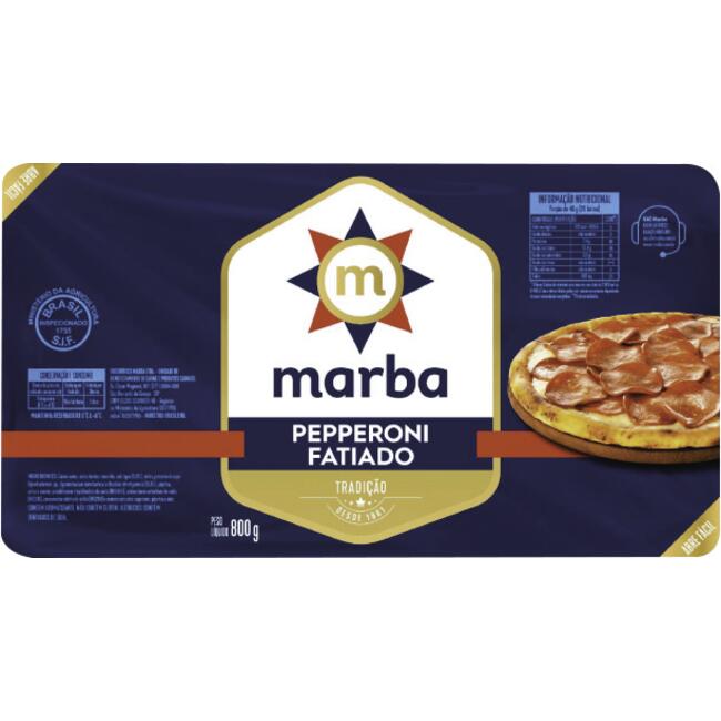 Pepperoni Marba Fatiado 800g
