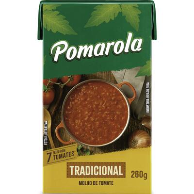 Molho de Tomate POMAROLA Tradicional TP 260g