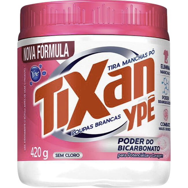 Tira Manchas em Pó Tixan Ypê Roupas Brancas 420g